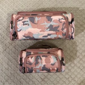 Lug Trolly Large & Mini Toiletries/Makeup Case Set